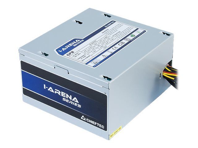 Chieftec iARENA GPB-400S - Alimentation PC - ATX12V 2.3/ PS/2 - 80 PLUS Bronze - CA 230 V - 400 watt - PFC active - argent