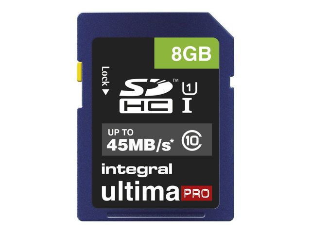 Tarjeta de memoria Integral UltimaPro 8 GB Clase 10 SDHC UHS-I