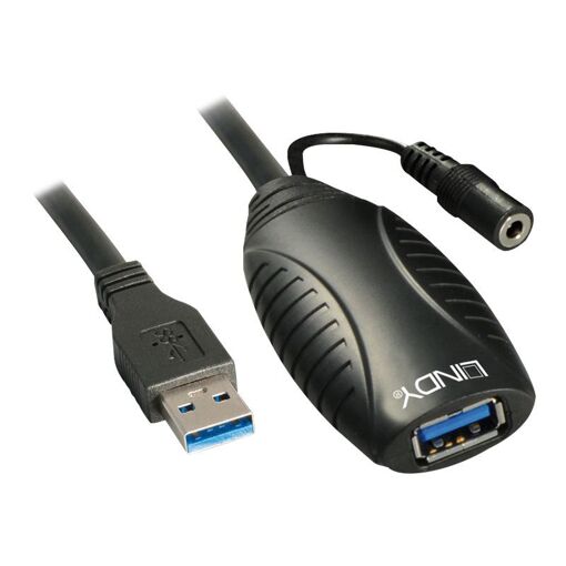 Câble Lindy USB 3.0 Répéteur Actif - Câble de prolongation USB - 10 m