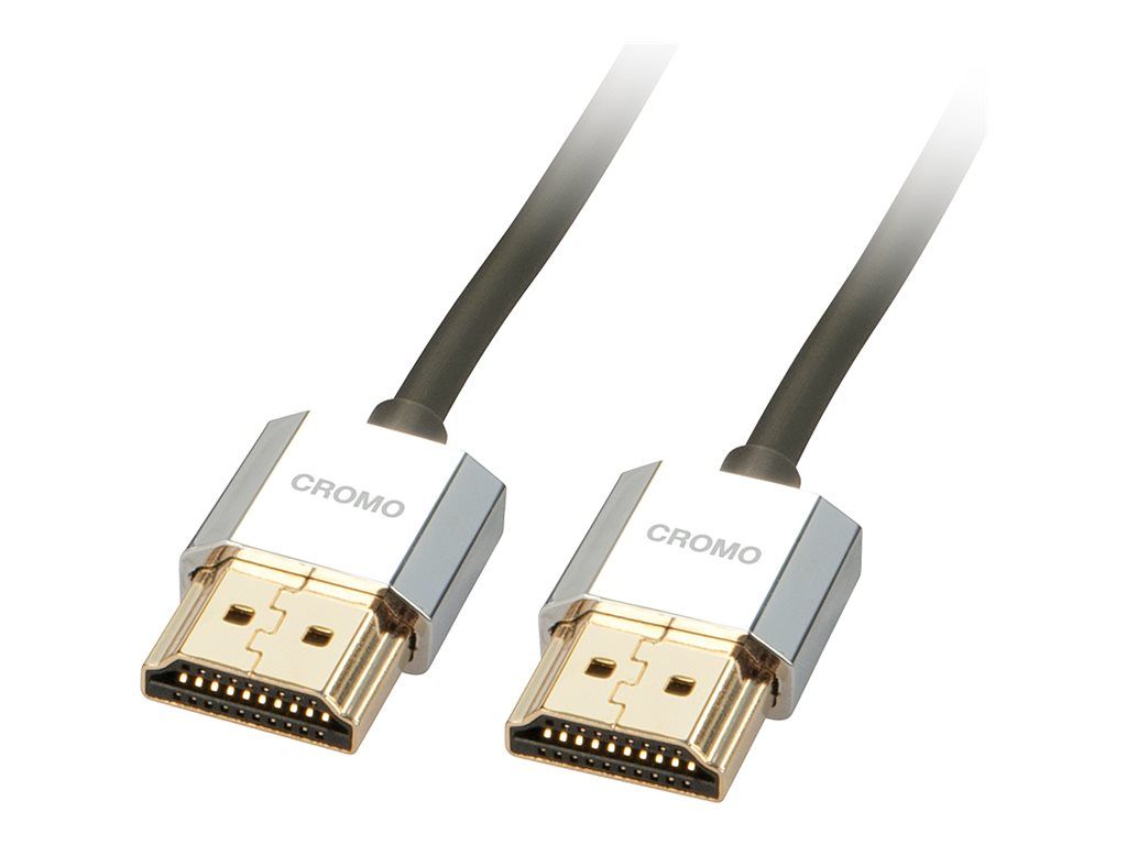 Lindy CROMO Slim High Speed HDMI Cable with Ethernet - 2m