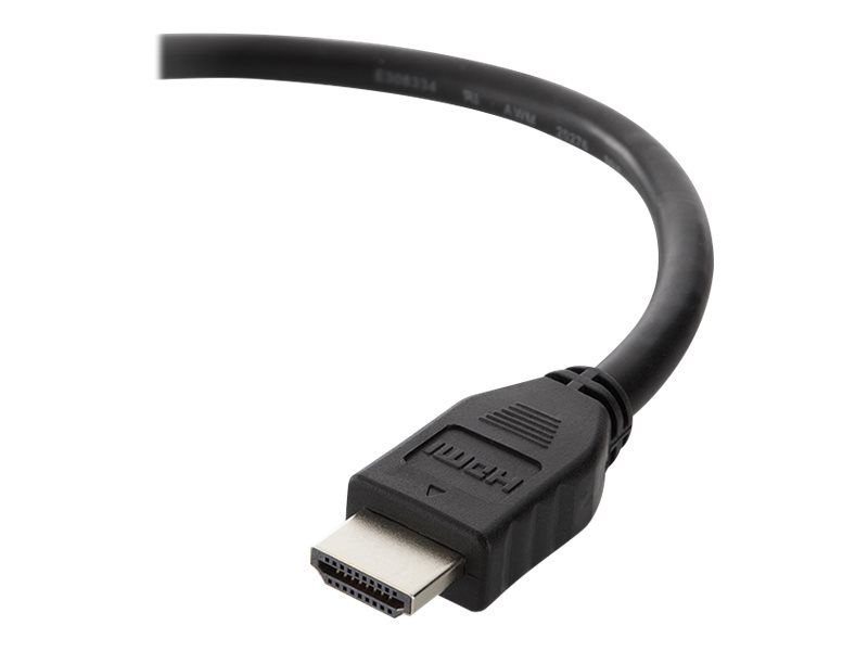 Cable HDMI Belkin Standard - 1,5 metros, doble blindaje, negro, compatible 4K
