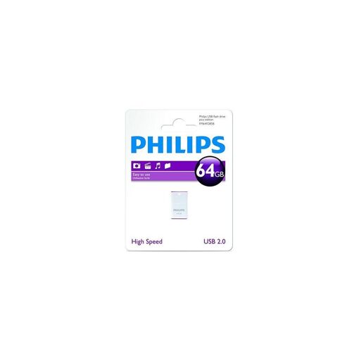 Clé USB Philips Métal Nano 2.0 64 Go