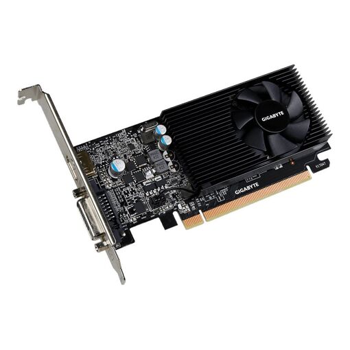 Carte graphique Gigabyte GV-N1030D5-2GL - GF GT 1030 - 2 Go DDR5 - PCIe 3.0 profil bas - DVI, HDMI
