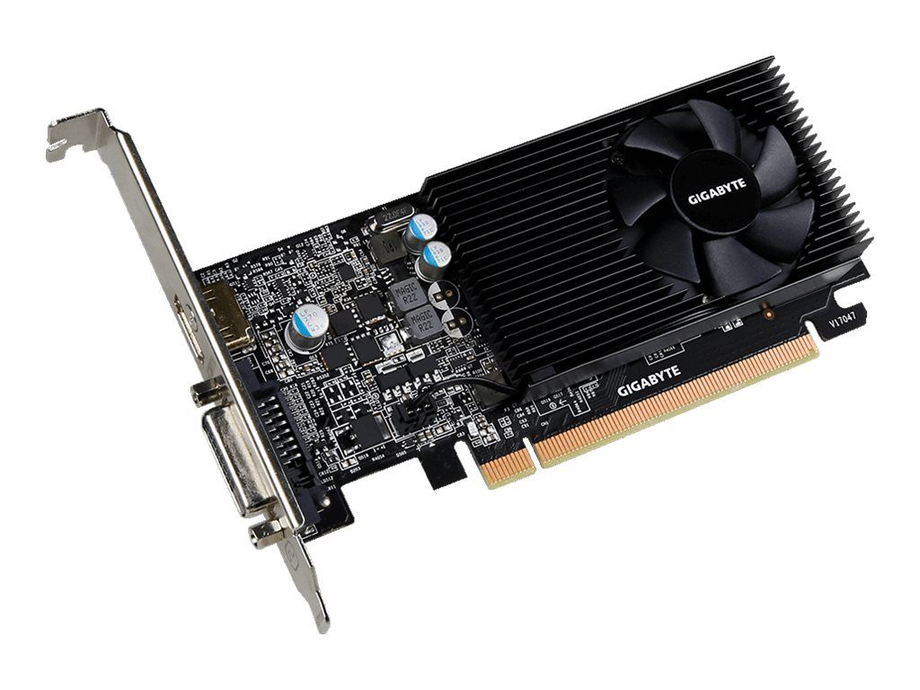 Gigabyte GV-N1030D5-2GL - Graphics Card - GF GT 1030 - 2GB GDDR5 - Low Profile PCIe 3.0 - DVI, HDMI