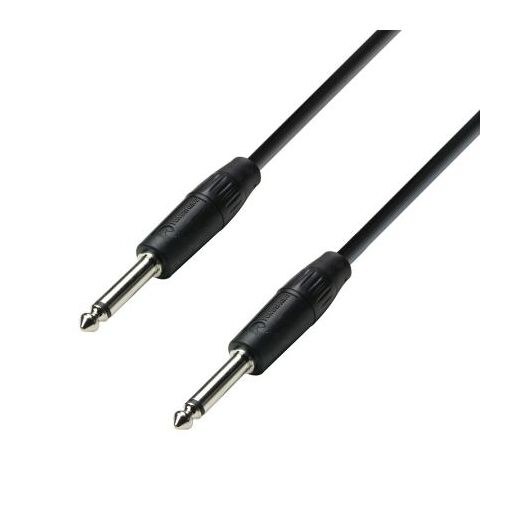 Adam Hall - K3S215PP0300 - Cable mono de 2 x 1,5 mm², conector de 6,35 mm a conector de 6,35 mm - 3 m