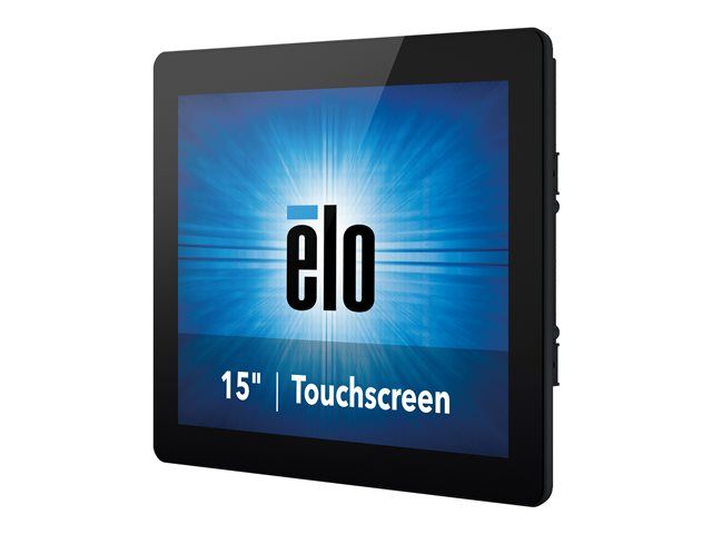 Monitor táctil LED Elo 1590L - Serie 90 - 15 pulgadas - Marco abierto - 1024x768 @ 75 Hz - 250 cd/m² - 700:1 - 16 ms - HDMI, VGA, DisplayPort - Negro