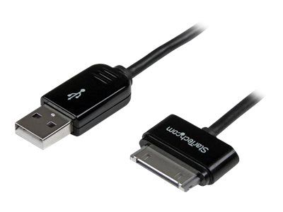 StarTech Apple 30-Pin Dock to USB Cable - 1m, Black