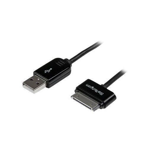 Câble StarTech connecteur Apple Dock 30 broches vers USB - 1 m, Noir