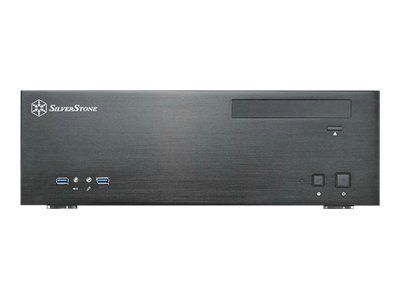 Silverstone Grandia GD04 Micro ATX Case, Black, No Power Supply (ATX/PS2), USB/Audio