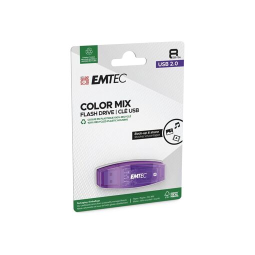 Unidad flash Dexxon Color Mix 8 GB USB 2.0