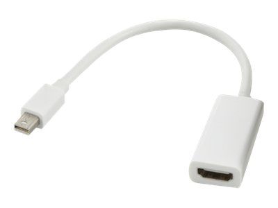 Adaptador de vídeo MCL Samar Mini DisplayPort a HDMI - 22 cm Blanco
