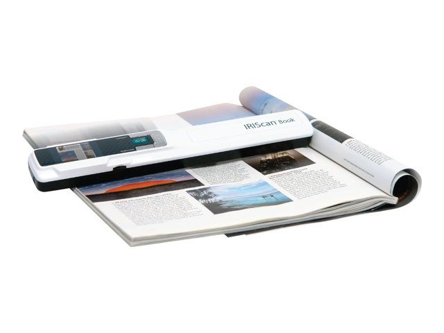 Escáner portátil I.R.I.S. IRIScan Book 3 - Formato A4, 900 ppp, USB 2.0