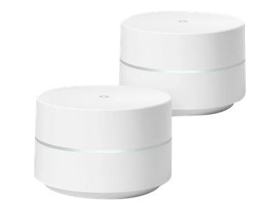 Google Wifi Mesh System (2 Routers) - 1GbE Mesh - Wi-Fi 5 - Dual Band