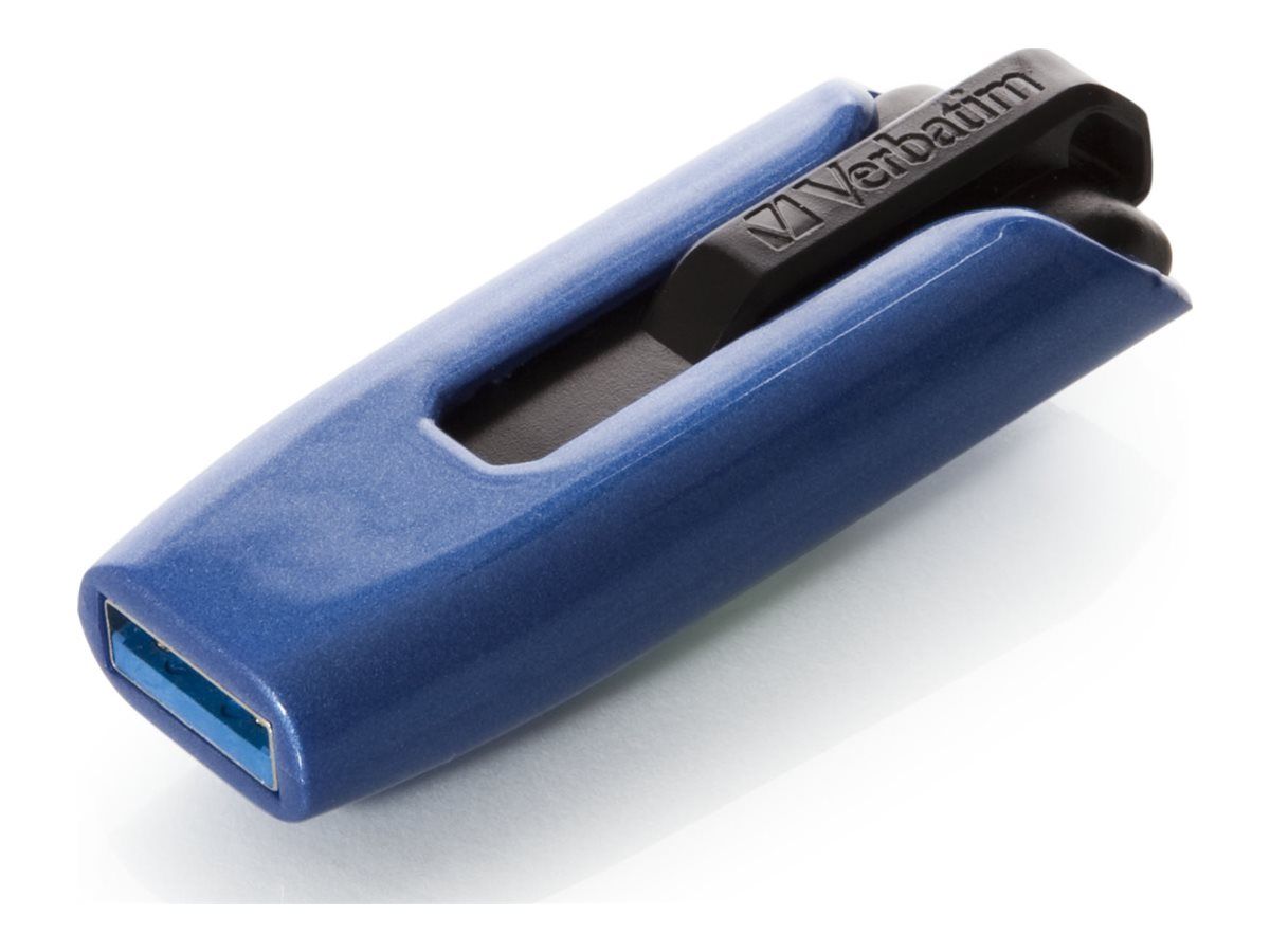 Unidad flash Verbatim Store 'n' Go V3 MAX - 128 GB - Azul/Negro