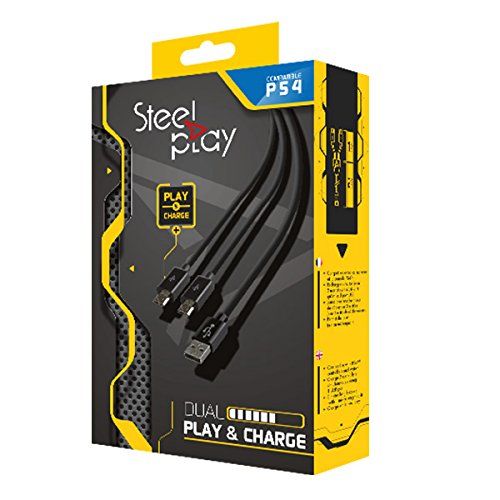 Cable Steelplay Doble Juego y Carga