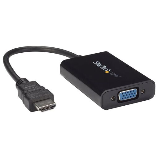 Adaptador StarTech HDMI a VGA con audio - Convertidor de vídeo