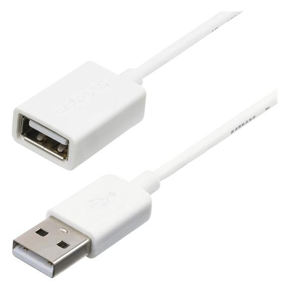StarTech.com 1m USB Extension Cable - USB 2.0 A-A Male to Female - 1x USB A (M) 1x USB A (F)