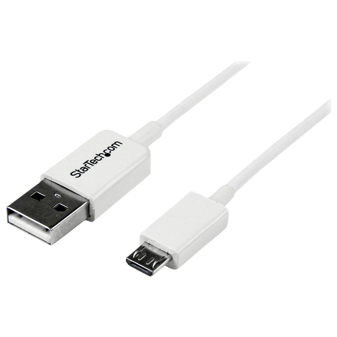 StarTech.com 2m Micro USB Cable - A to Micro B, White