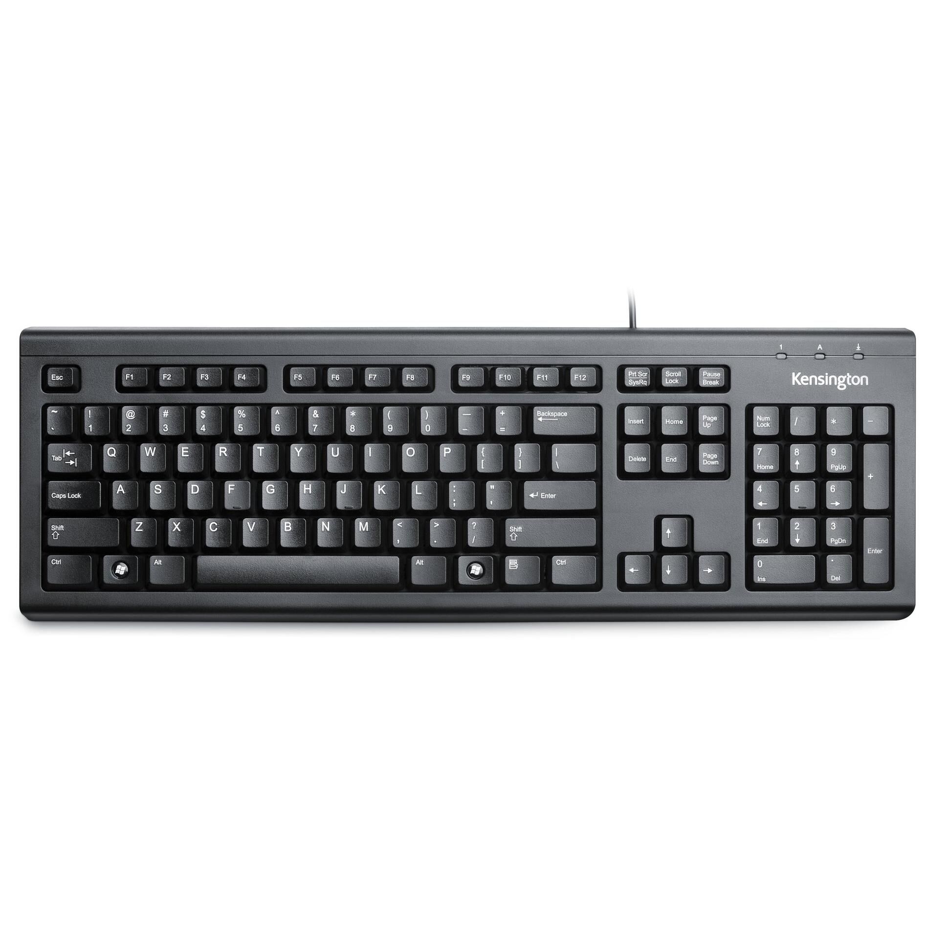 Kensington ValuKeyboard USB Wired Keyboard
