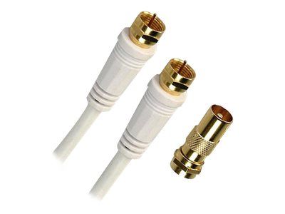 APM RF Cable Kit - 10m - Coaxial - White - Round