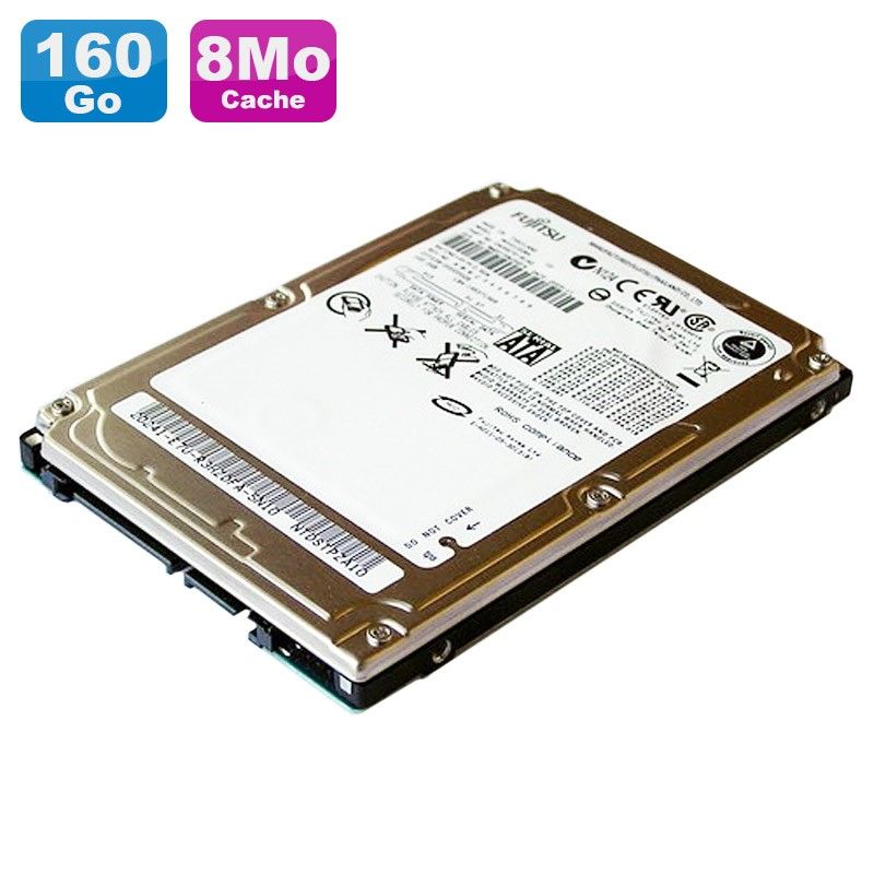 Fujitsu 2.5-Inch SATA Internal Hard Drive - 160GB, 5400 RPM, 8MB Cache (MHY2160BH)