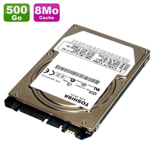 Unidad de estado sólido Toshiba de 500 GB de 2,5 pulgadas (MK5076GSX)