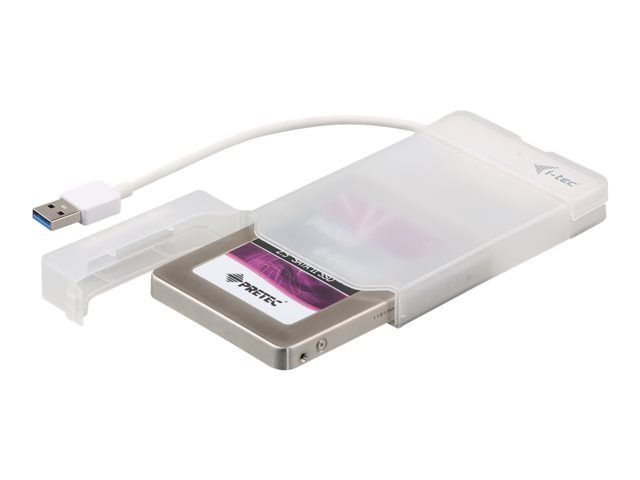 i-Tec MySafe Advance - 2.5' External Enclosure - SATA 6Gb/s - USB 3.0 - White