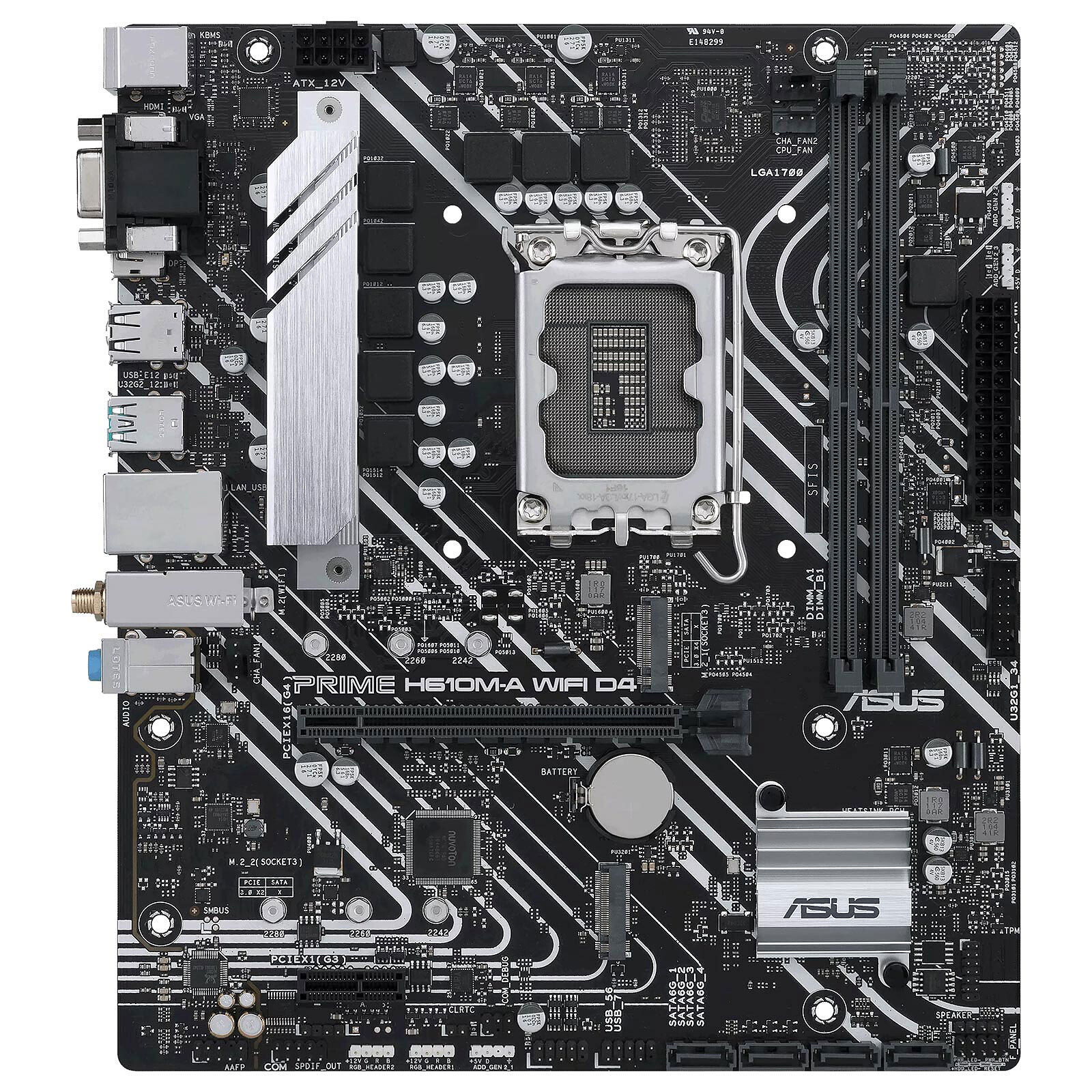 Carte mère ASUS PRIME H610M-A WIFI D4