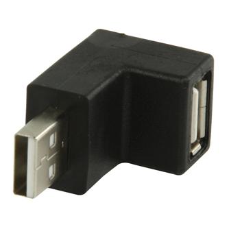 Valueline USB-A to USB-A Cable Adapter, Black