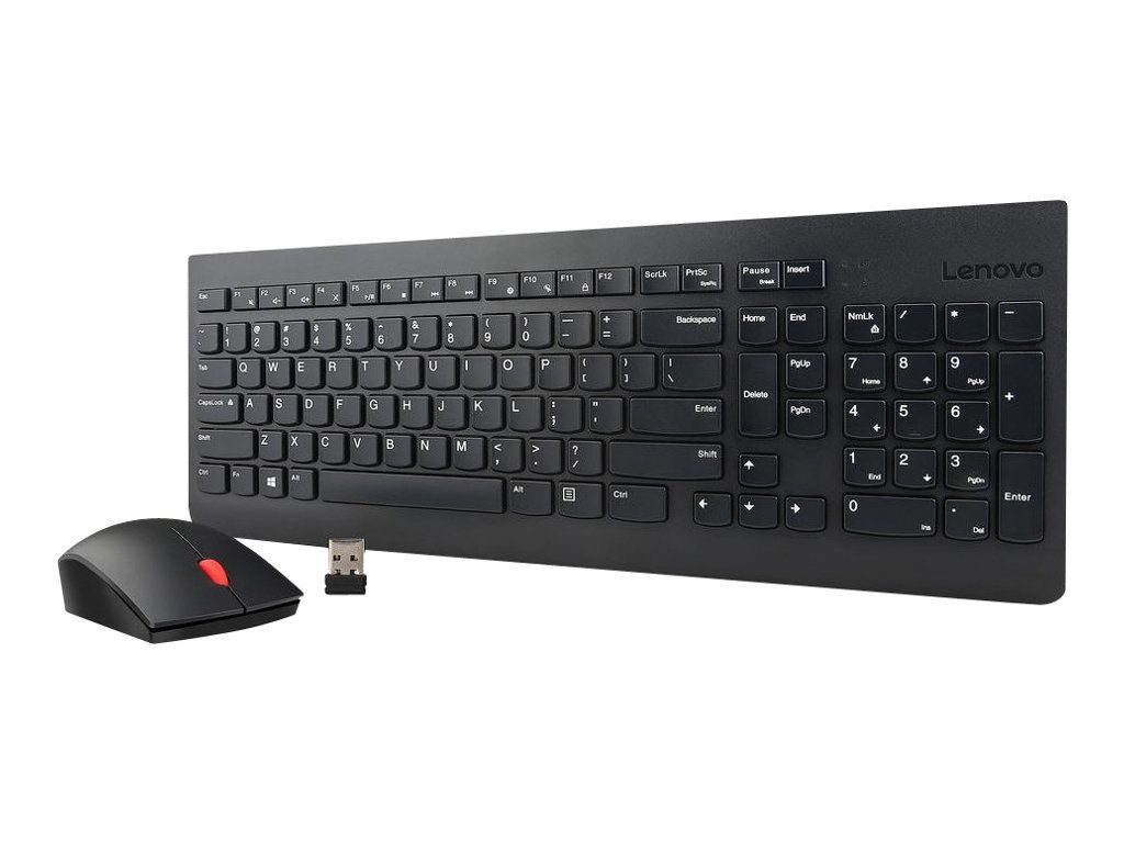 Combinación de teclado y ratón inalámbricos Lenovo Esencial