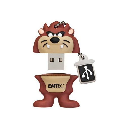 EMTEC 2.0 USB Flash Drive Looney Tunes Episode 1 L103 Taz 8GB Brown