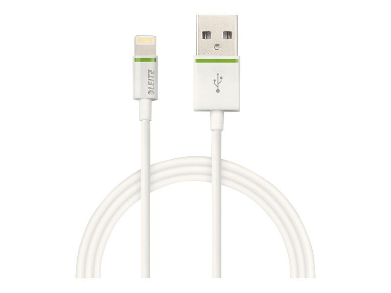 Leitz Lightning Cable - USB Male to Lightning Male - 1m