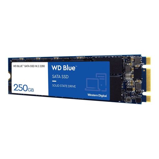 Disque SSD Western Digital Bleu - 250 Go, M.2 2280, SATA 6 Gb/s