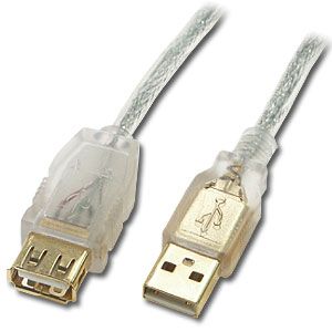 ConnectLand USB Cable Extension - 50cm, Silver