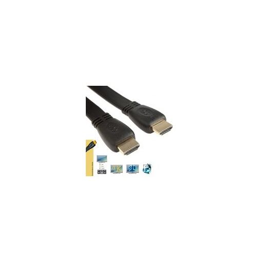 Câble HDMI Continental Edison - 1,5 m, mâle à mâle, compatible 4K