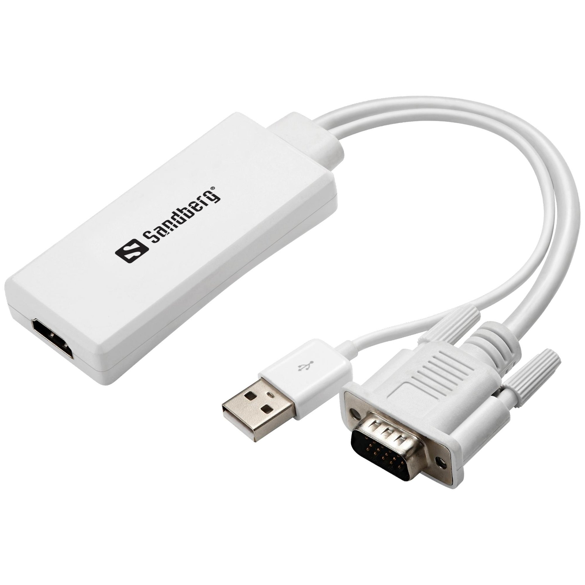 Conversor de VGA + Audio a HDMI de Sandberg