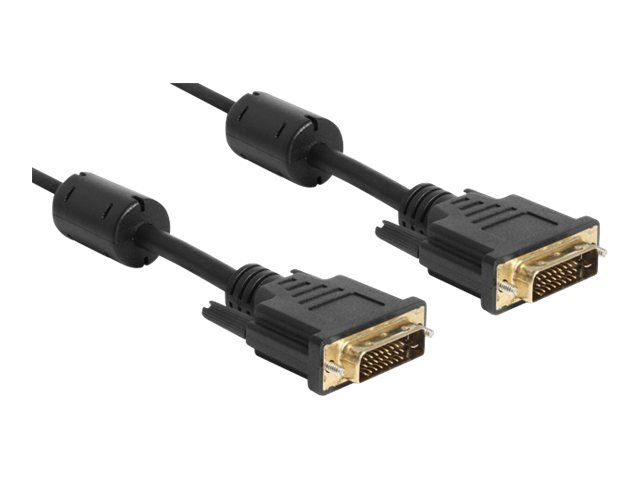 Cable DVI Delock 1 m DVI-D Negro