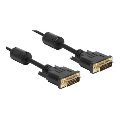 Câble DVI Delock 1m DVI-D Noir