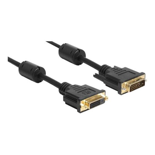 Câble Delock DVI-D vers DVI-D 3 m Noir