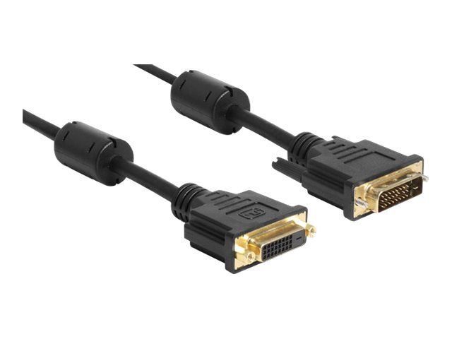 Cable DeLock DVI-D a DVI-D 3 m Negro