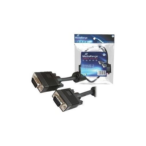 Câble VGA MediaRange 15 m Noir