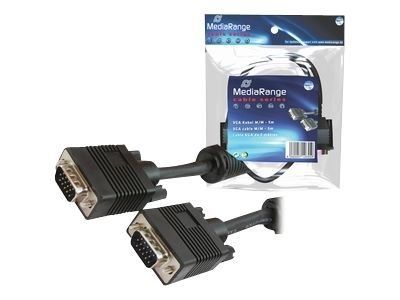 Câble VGA MediaRange 15 m Noir