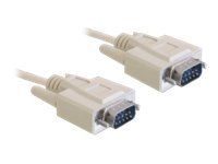 Delock RS-232 Serial Cable, 5m Beige DB-9
