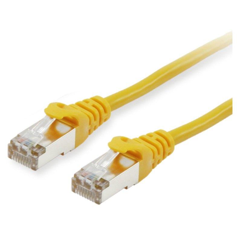 Equip Network Cable Yellow 0.25m Cat6 S/FTP (S-STP)