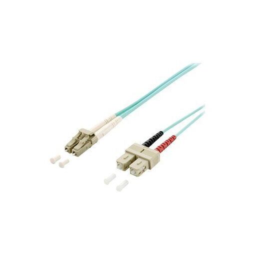 Câble de raccordement Equip InfiniBand et fibre optique 5 m LC-SC Turquoise