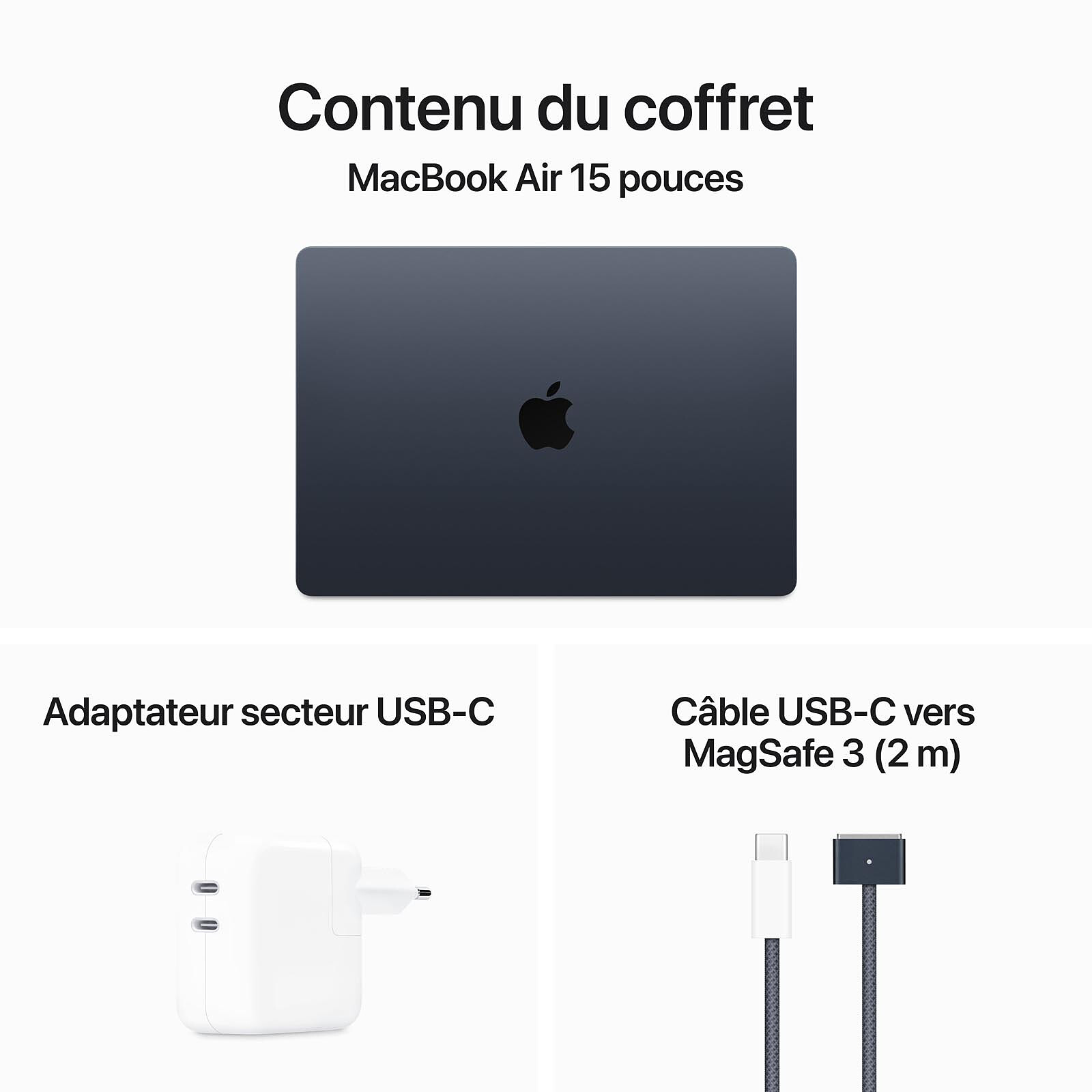 Apple MacBook Air M3 15in (2024) Midnight 8GB/256GB (MRYU3FN/A)