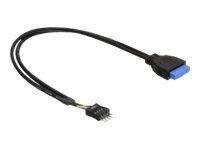 Delock Internal SCSI Cable Black 0.3m