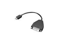Adaptador Lenovo 0B47090, 20 cm, Mini DisplayPort a DVI, negro