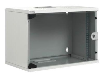 Armario servidor de la serie Compacto Profesional de Digitus - Montable en pared 12U (Gris claro, RAL 7035)