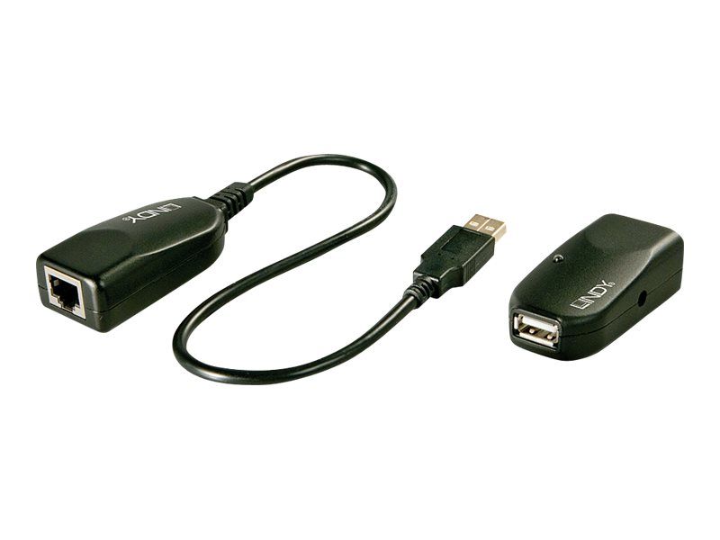 Extensor Lindy USB 2.0 CAT5 (unidades transmisor y receptor)
